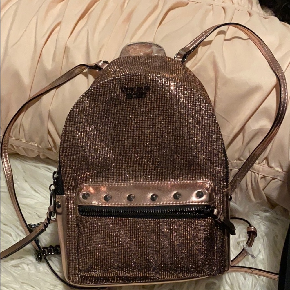 Victoria secret backpack still has plastic on it